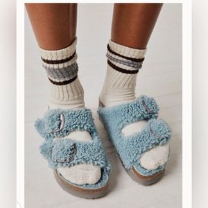 Brand New In Box Birkenstock Arizona Teddy Shearling Sandals - 39